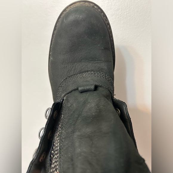 TIMBERLAND Women’s Courmayeur Valley Shearling Lined Boots in Black. Size 7.5W - Picture 7 of 9